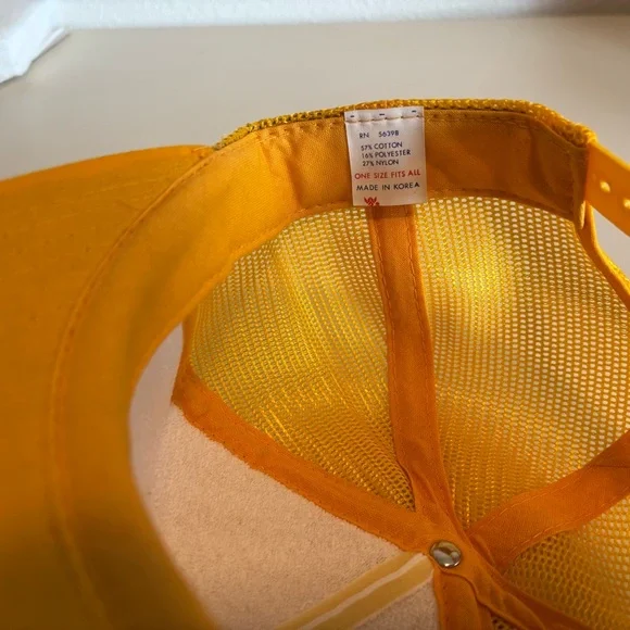 West Virginia Patch Trucker Hat - Yellow and White - Picture 3 of 4